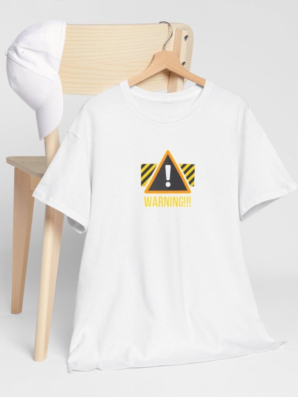 Graphic Tee " Warning" Unisex